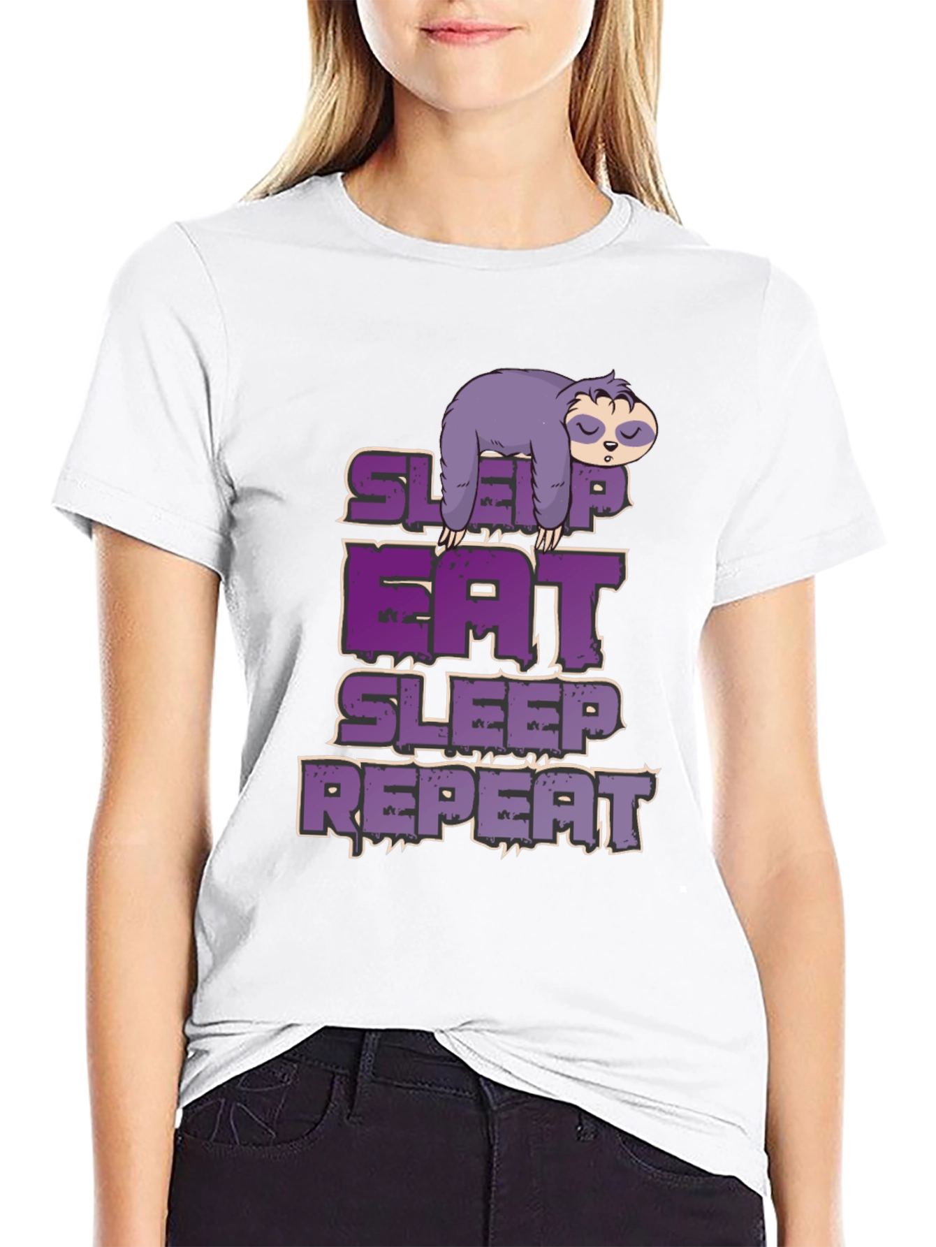 Sleep Eat Repeat Sloth T-Shirt
