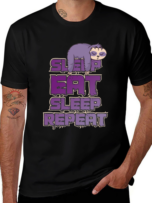 Sleep Eat Repeat Sloth T-Shirt