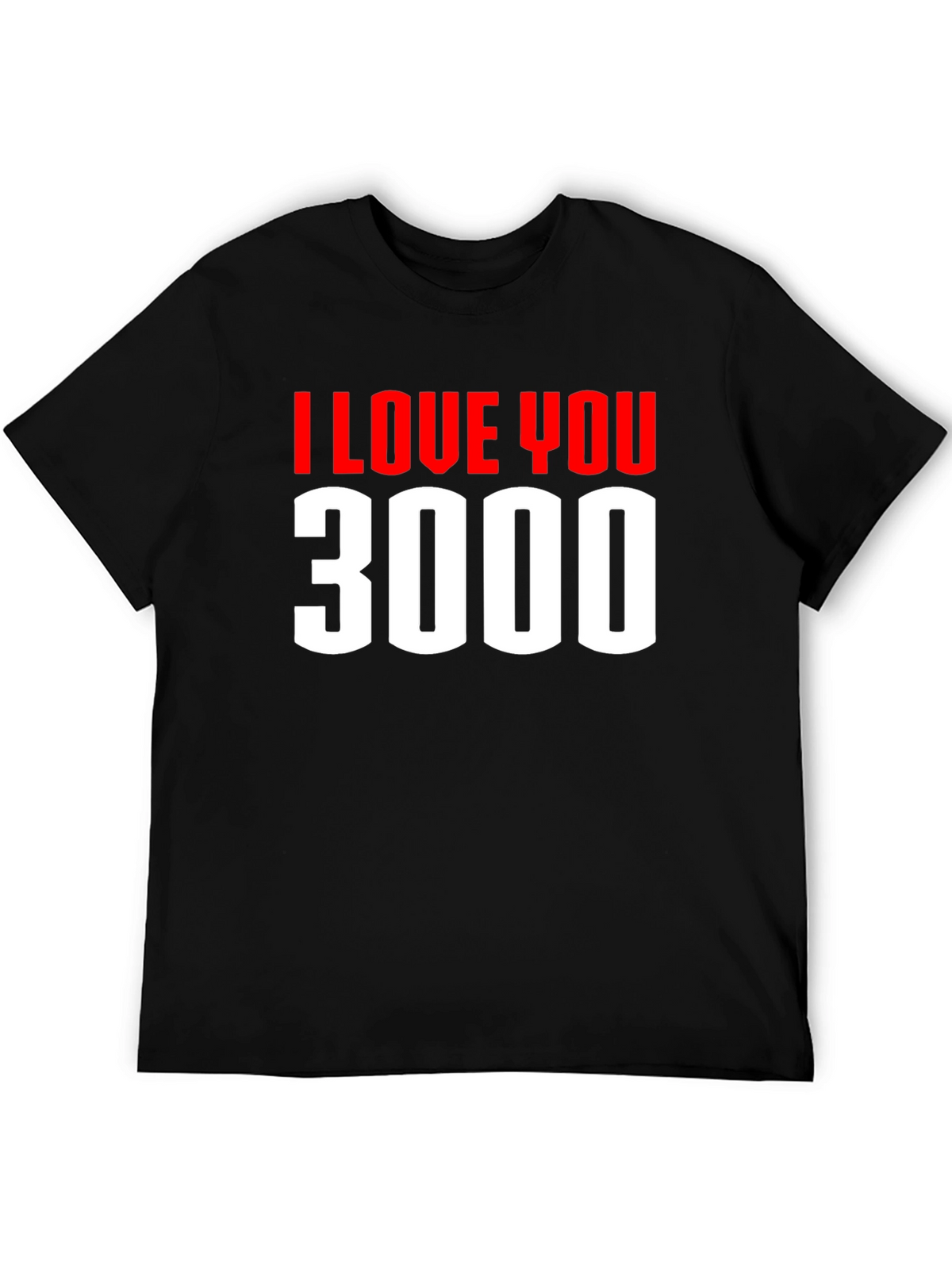 I Love You 3000 Graphic Tee - Black
