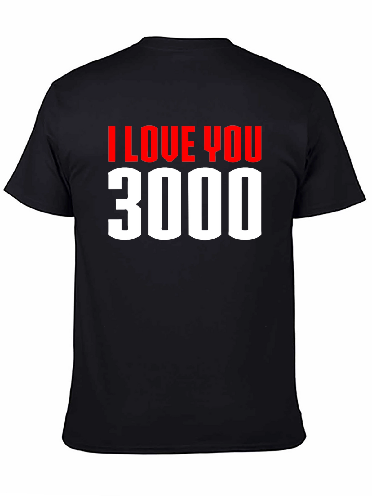 I Love You 3000 Graphic Tee - Black
