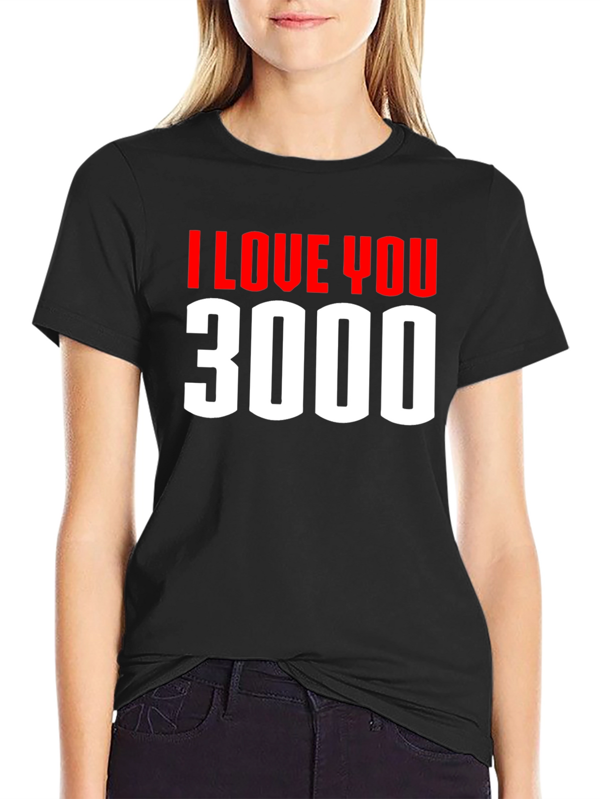 I Love You 3000 Graphic Tee - Black