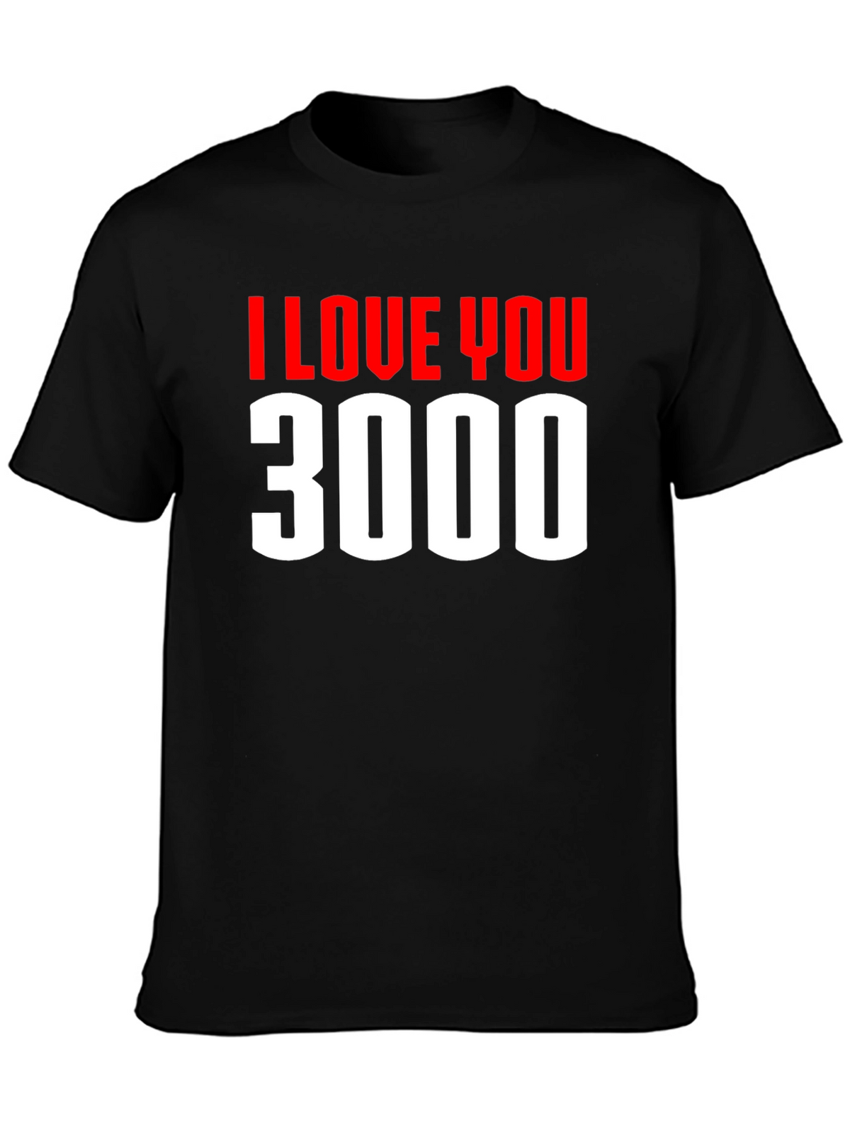 I Love You 3000 Graphic Tee - Black