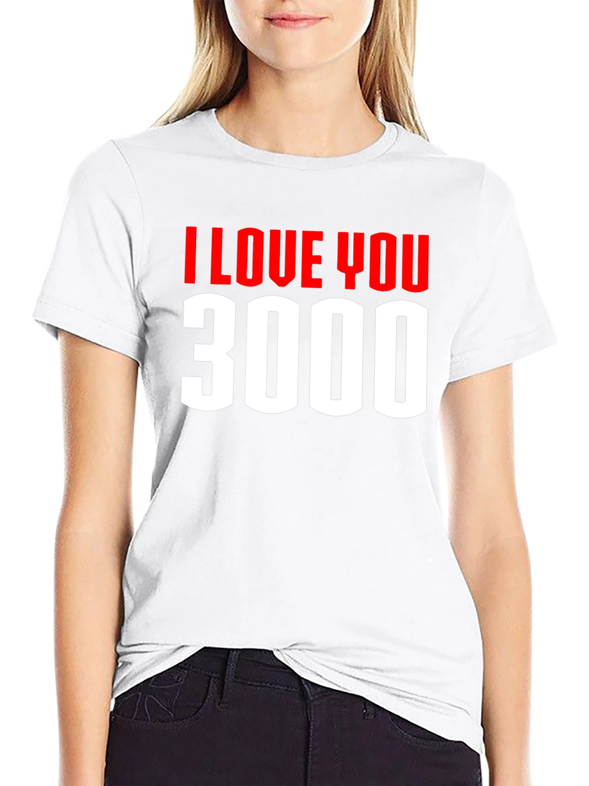 I Love You 3000 Graphic Tee - Black