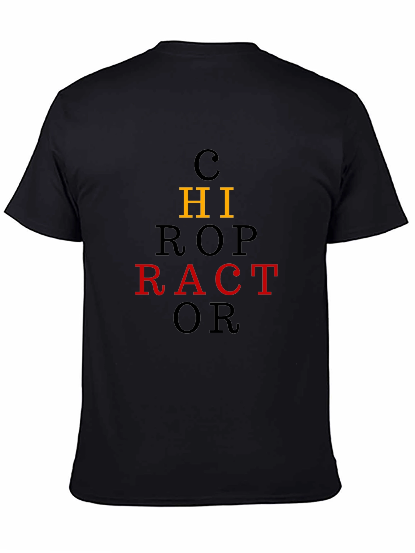 Chiropractor T-Shirt - Black Tee