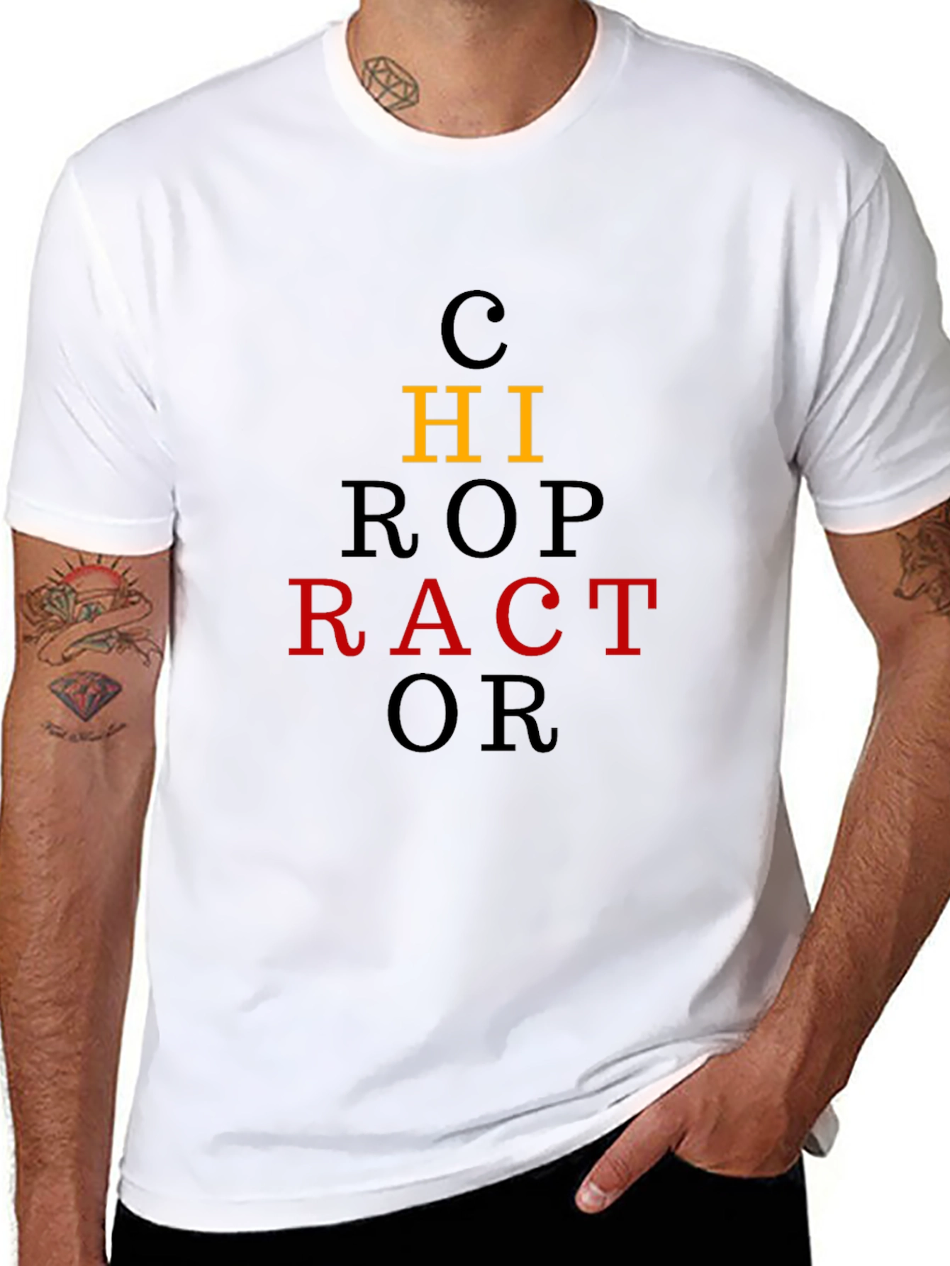 Chiropractor T-Shirt - Black Tee