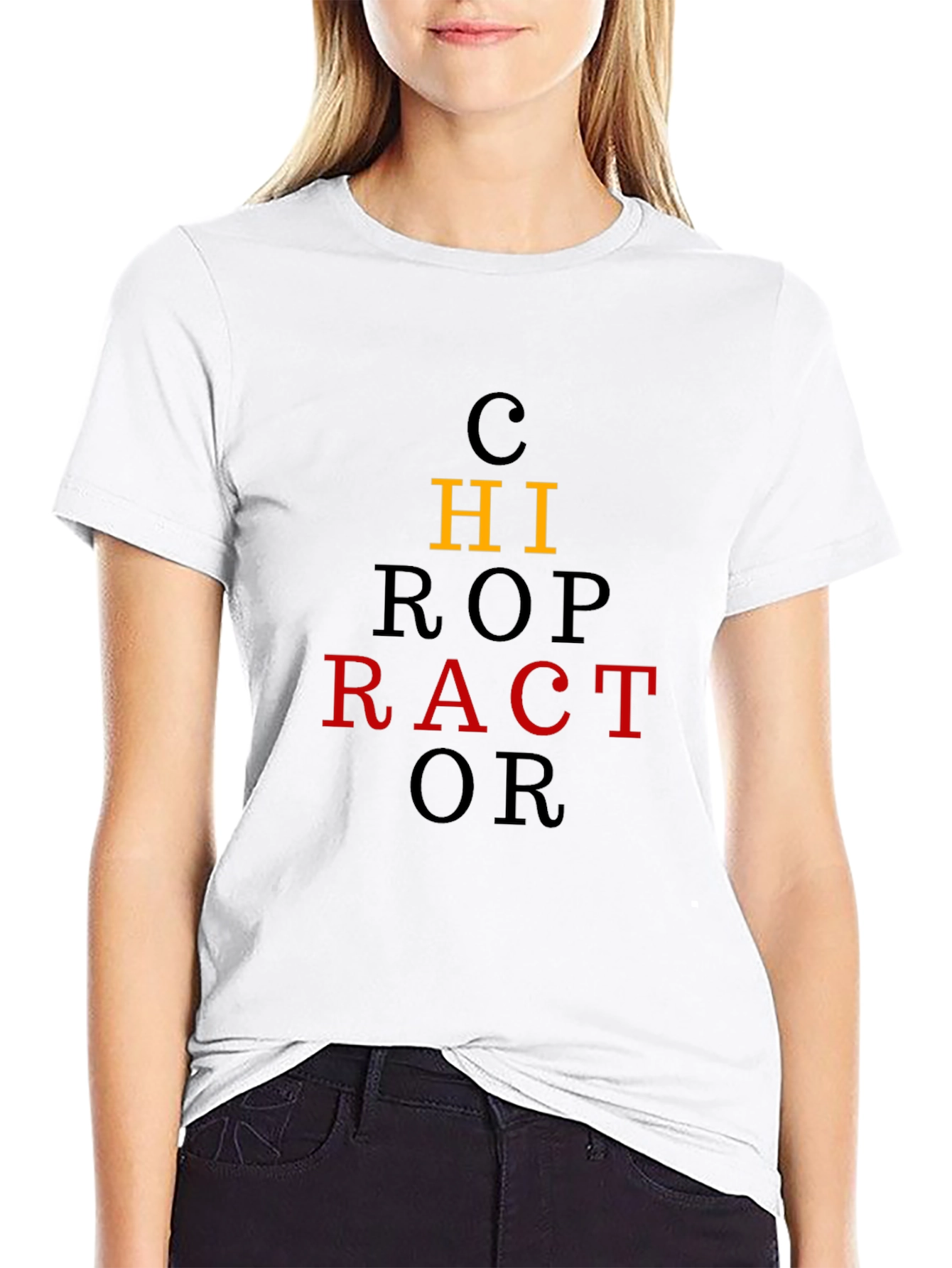 Chiropractor T-Shirt - Black Tee