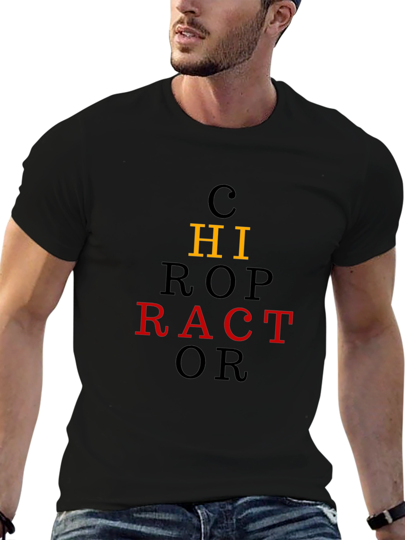 Chiropractor T-Shirt - Black Tee
