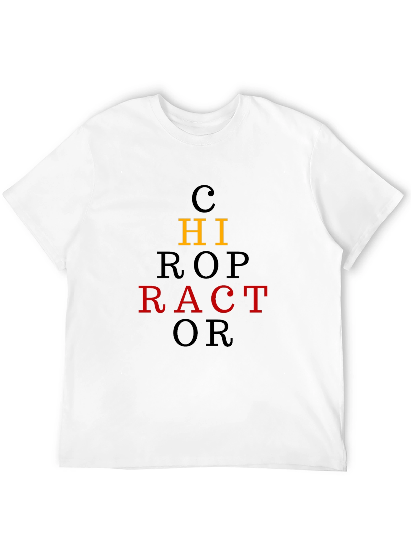 Chiropractor T-Shirt - Black Tee