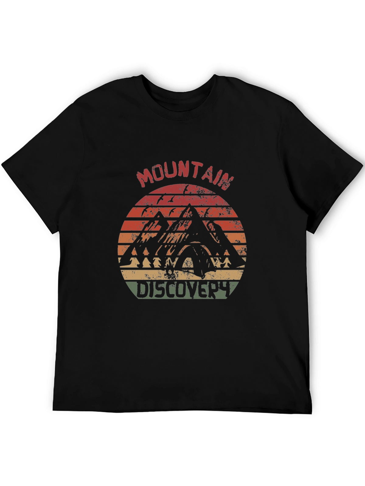 Mountain Discovery Graphic Tee - Retro Style