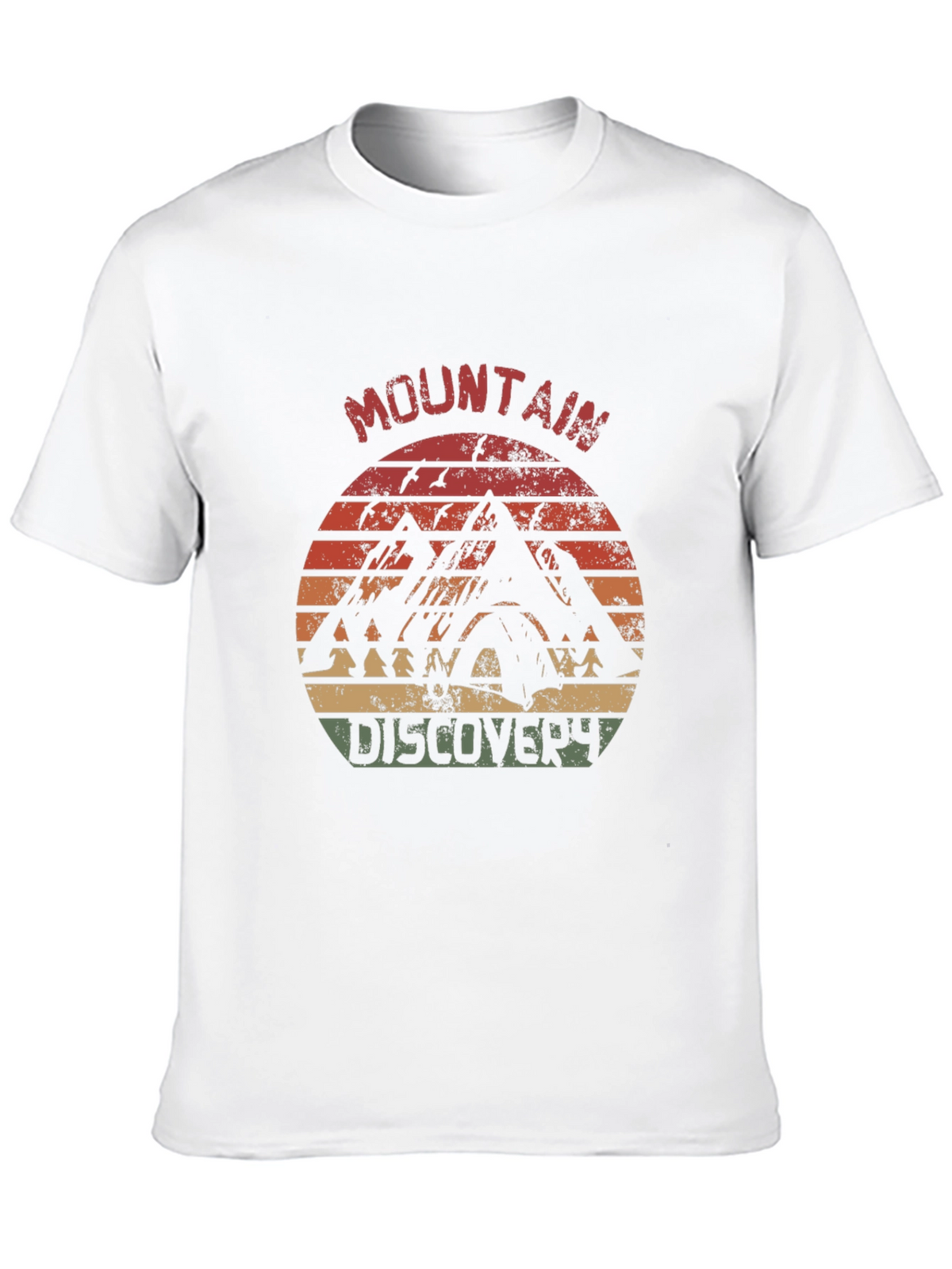 Mountain Discovery Graphic Tee - Retro Style