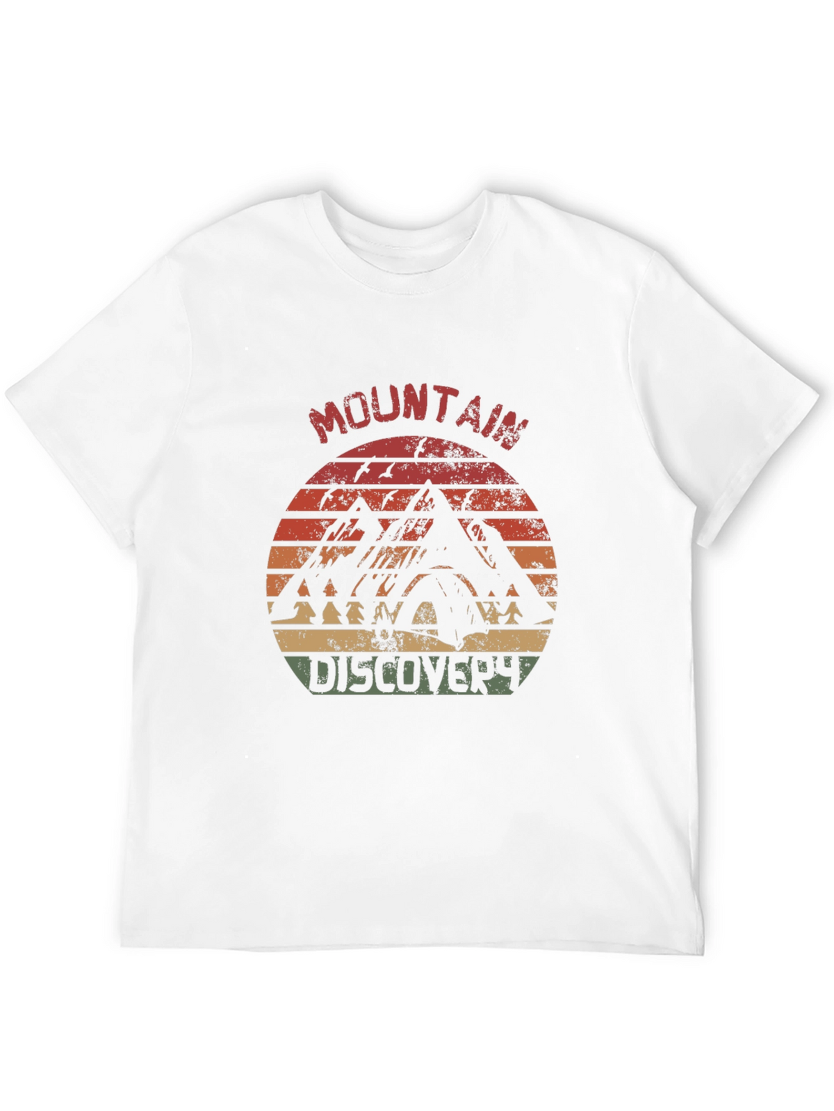Mountain Discovery Graphic Tee - Retro Style