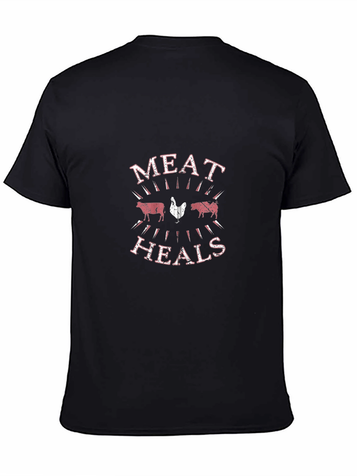 Meat Heals Graphic Tee - Comfort and Style