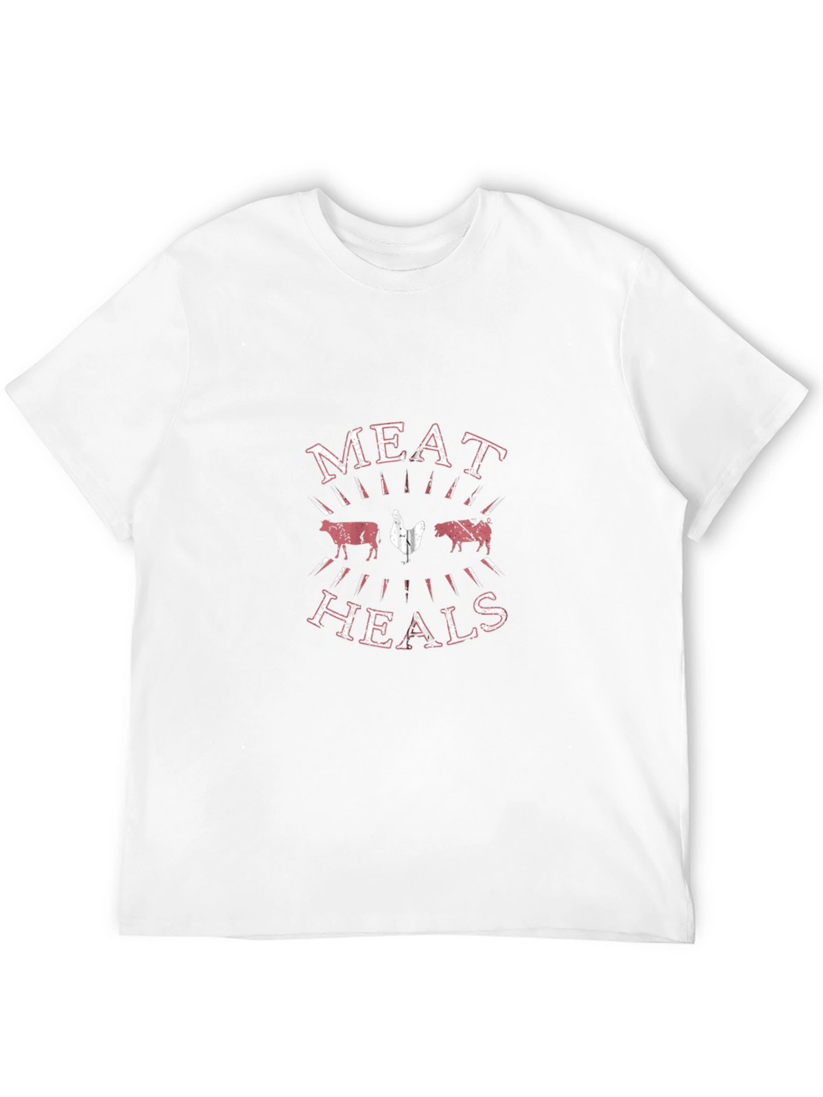 Meat Heals Graphic Tee - Comfort and Style