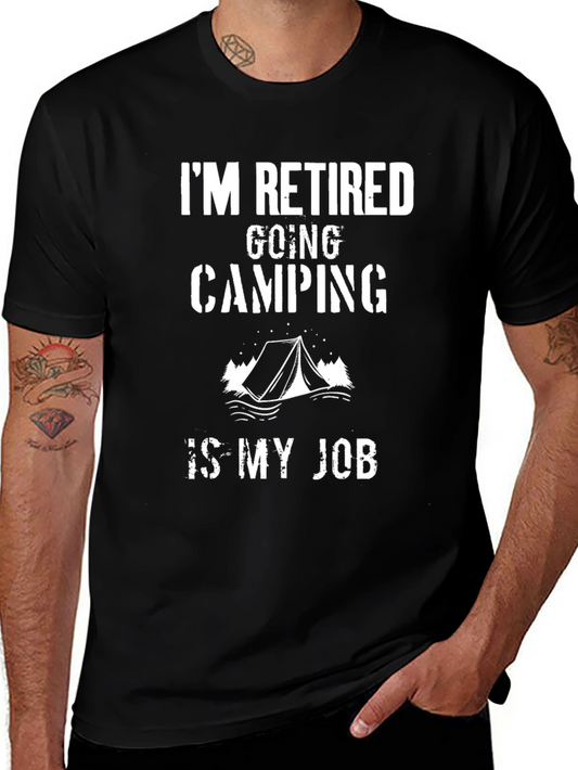 Retired Going Camping T-Shirt