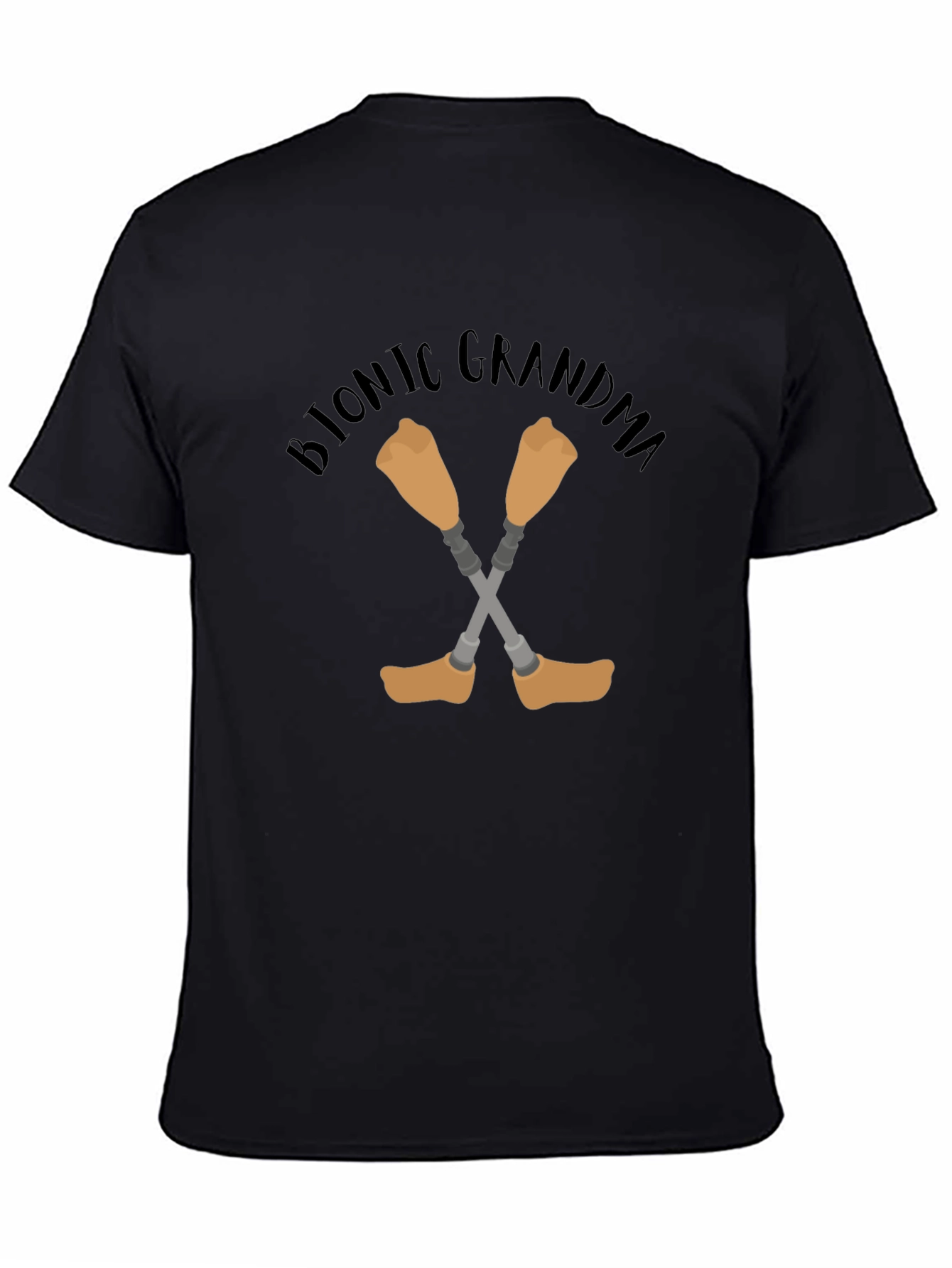 Bionic Grandma T-Shirt - Novelty Graphic Tee