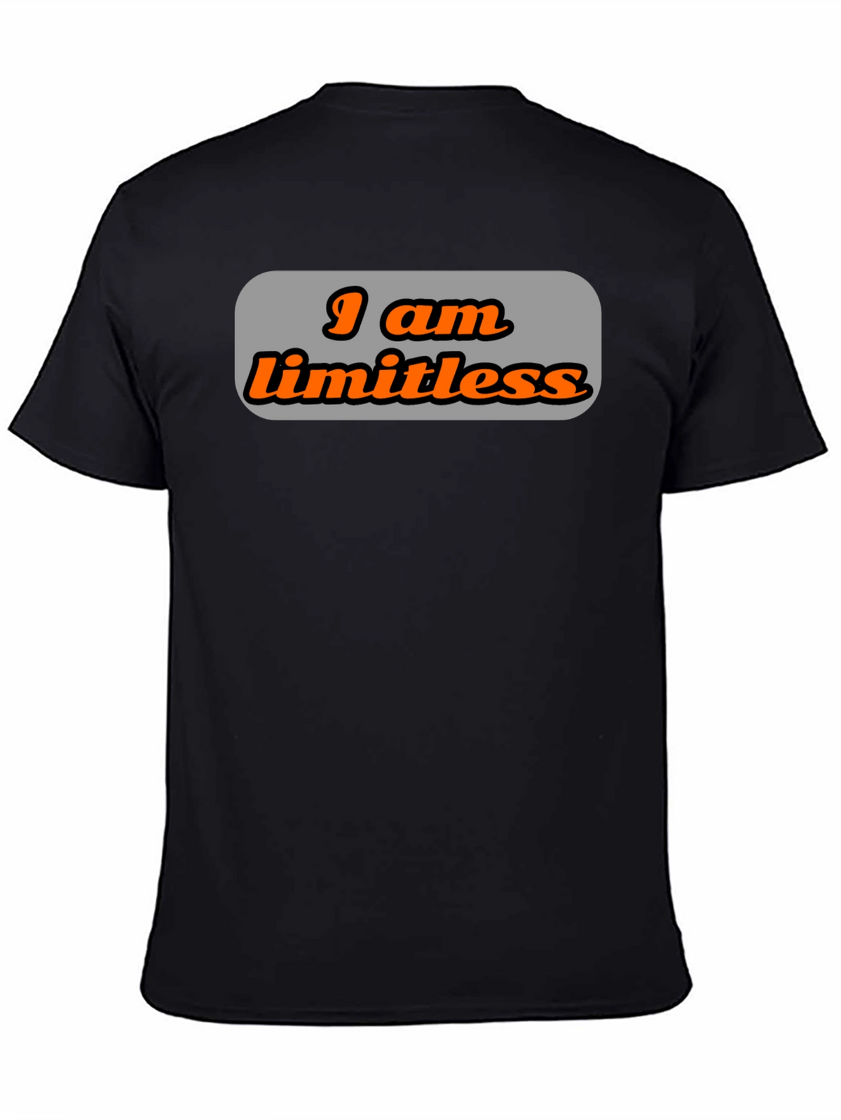 Limitless Graphic Tee - Stylish Black T-Shirt