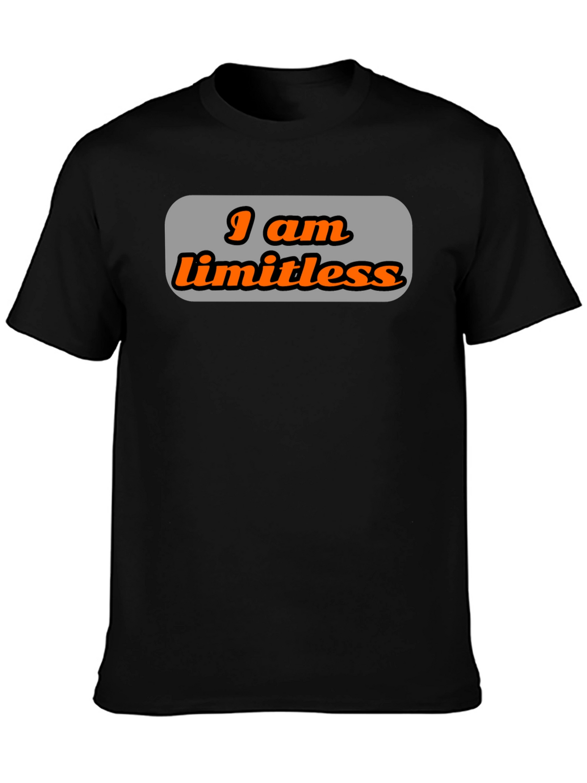 Limitless Graphic Tee - Stylish Black T-Shirt
