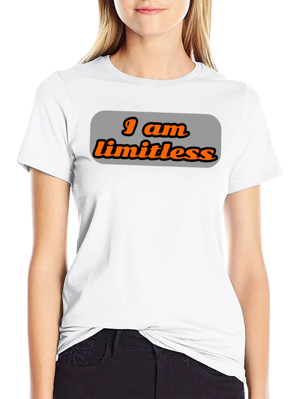 Limitless Graphic Tee - Stylish Black T-Shirt