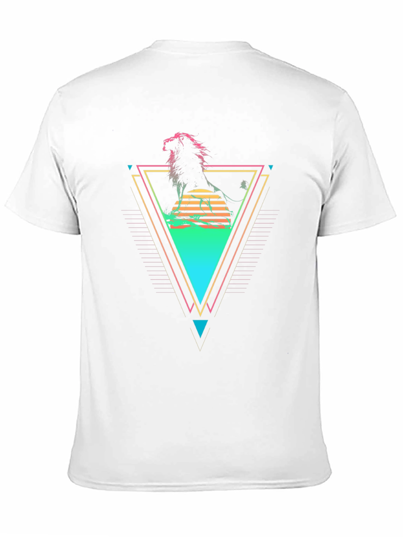 Retro Lion Graphic T-Shirt