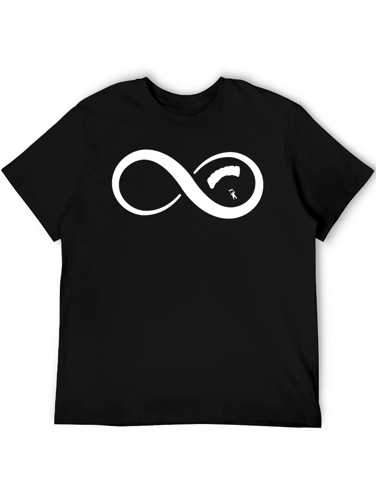 Skydiving Infinity Symbol Graphic Tee
