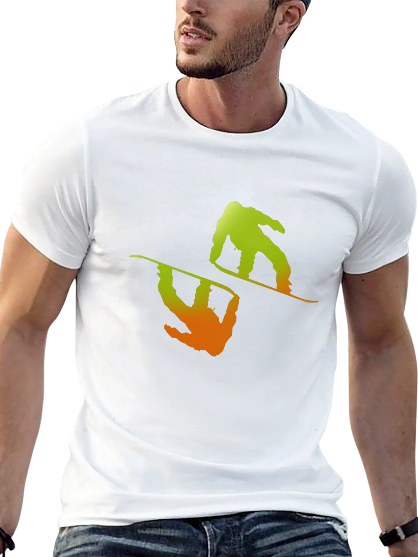 Snowboarder Graphic Tee - Cool Sports Design