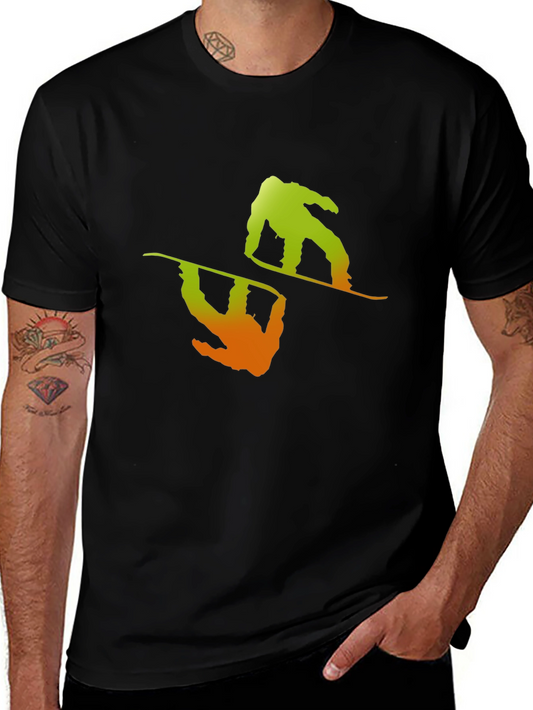 Snowboarder Graphic Tee - Cool Sports Design