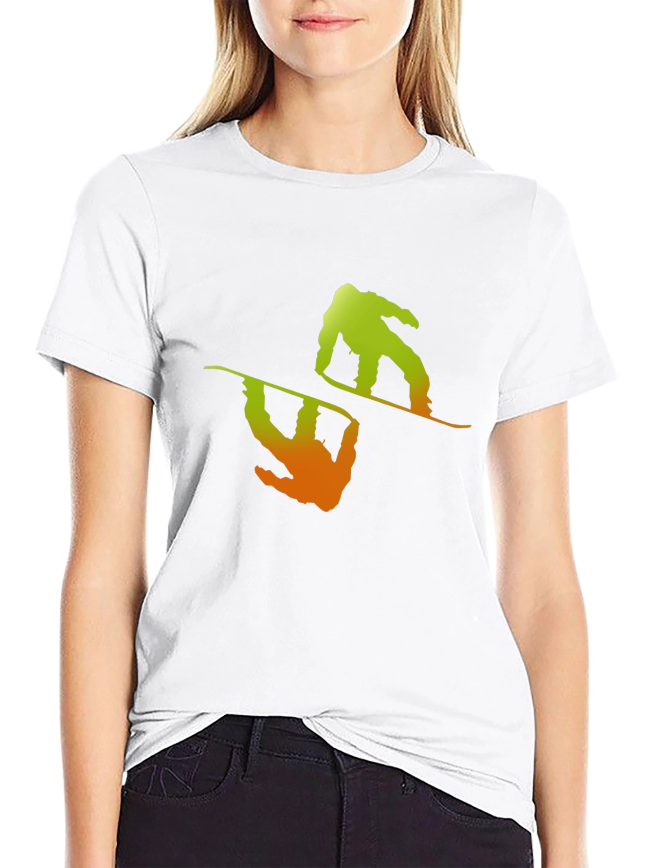 Snowboarder Graphic Tee - Cool Sports Design