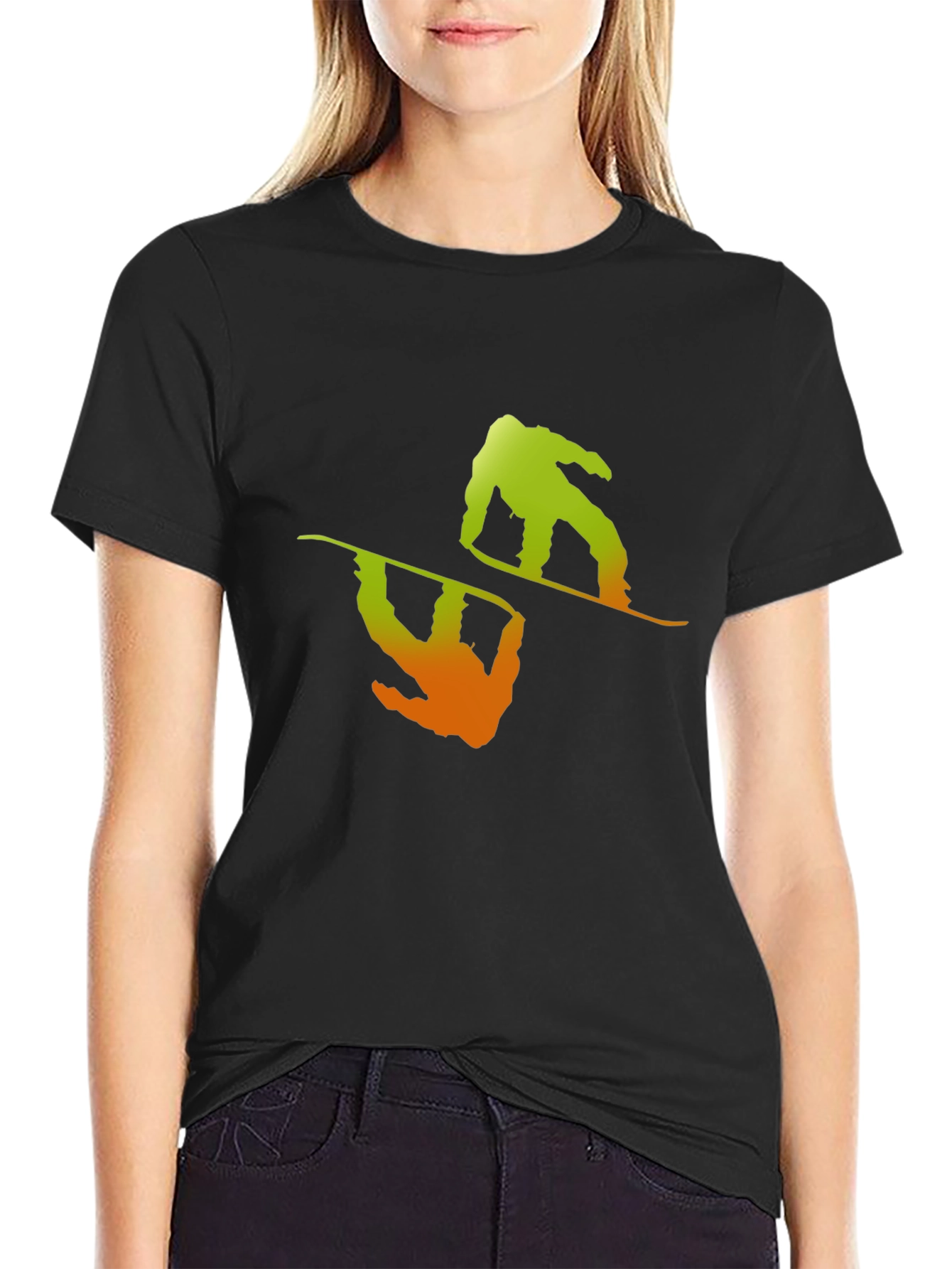 Snowboarder Graphic Tee - Cool Sports Design