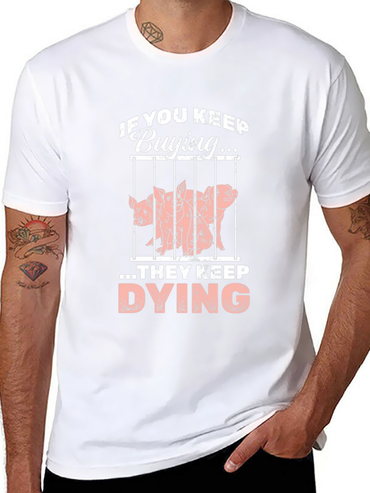 Keep Buying They Keep Dying Graphic Tee