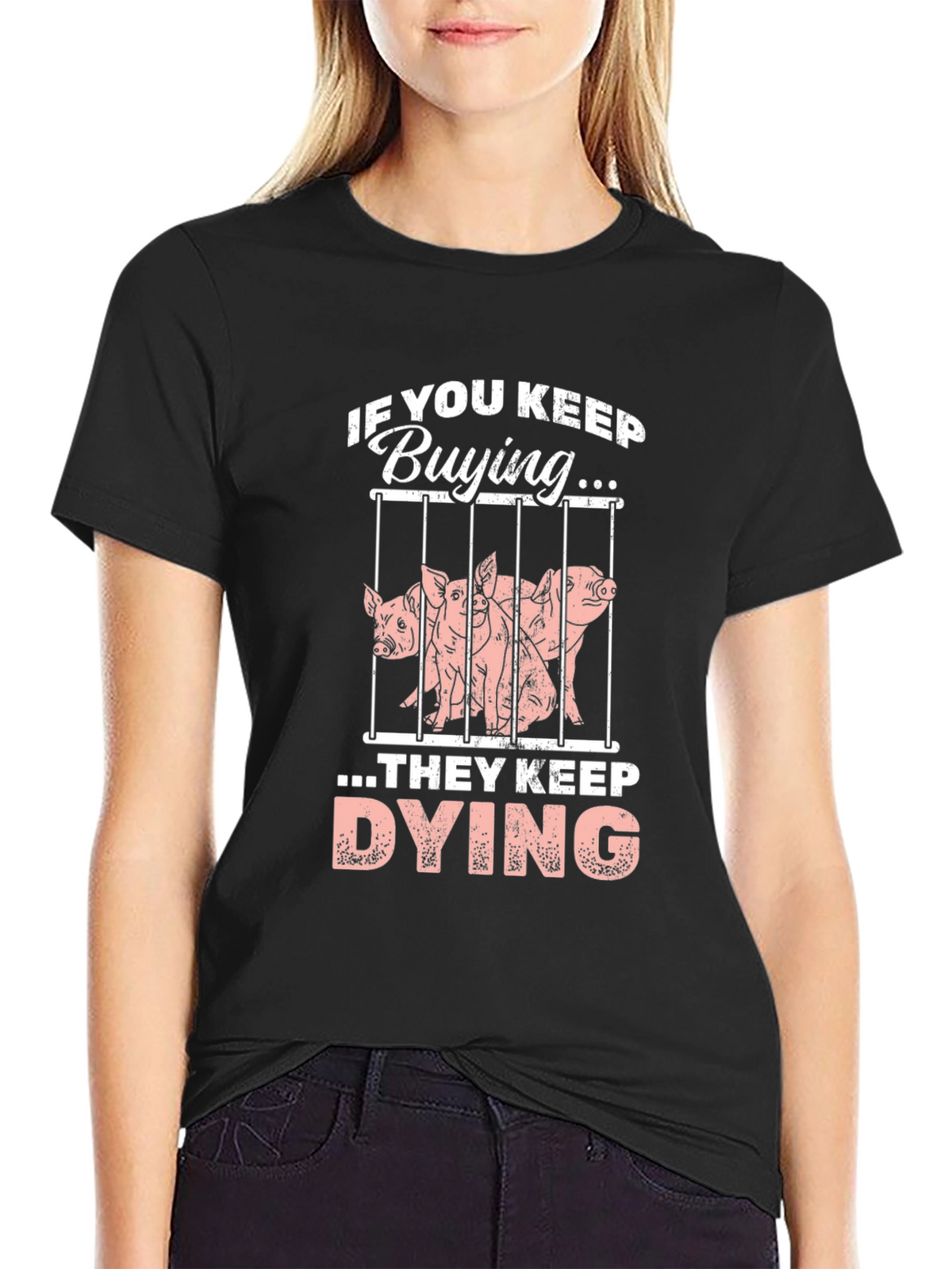 Keep Buying They Keep Dying Graphic Tee