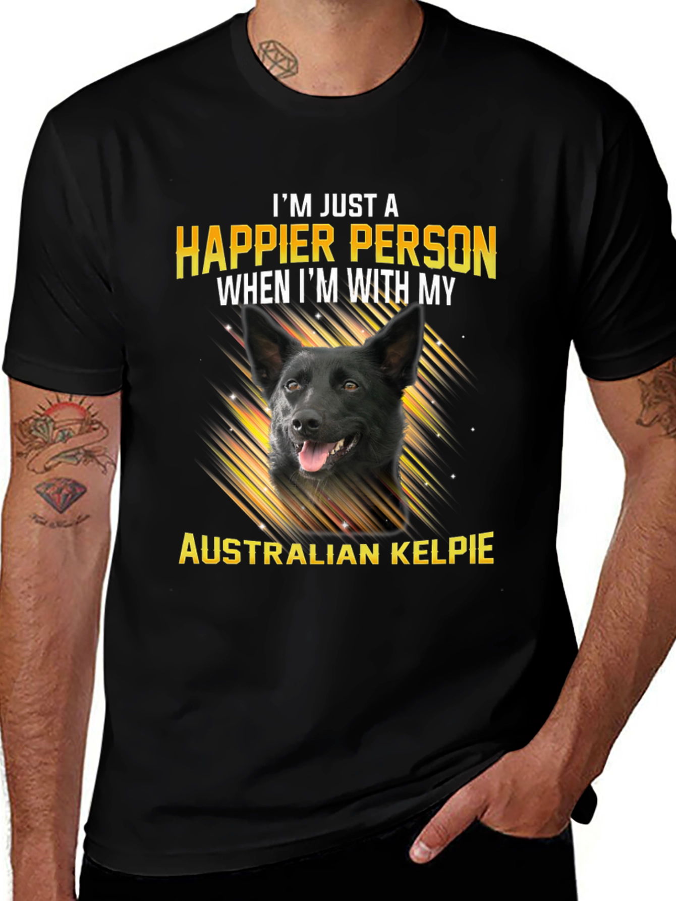 Happier Person Australian Kelpie T-Shirt