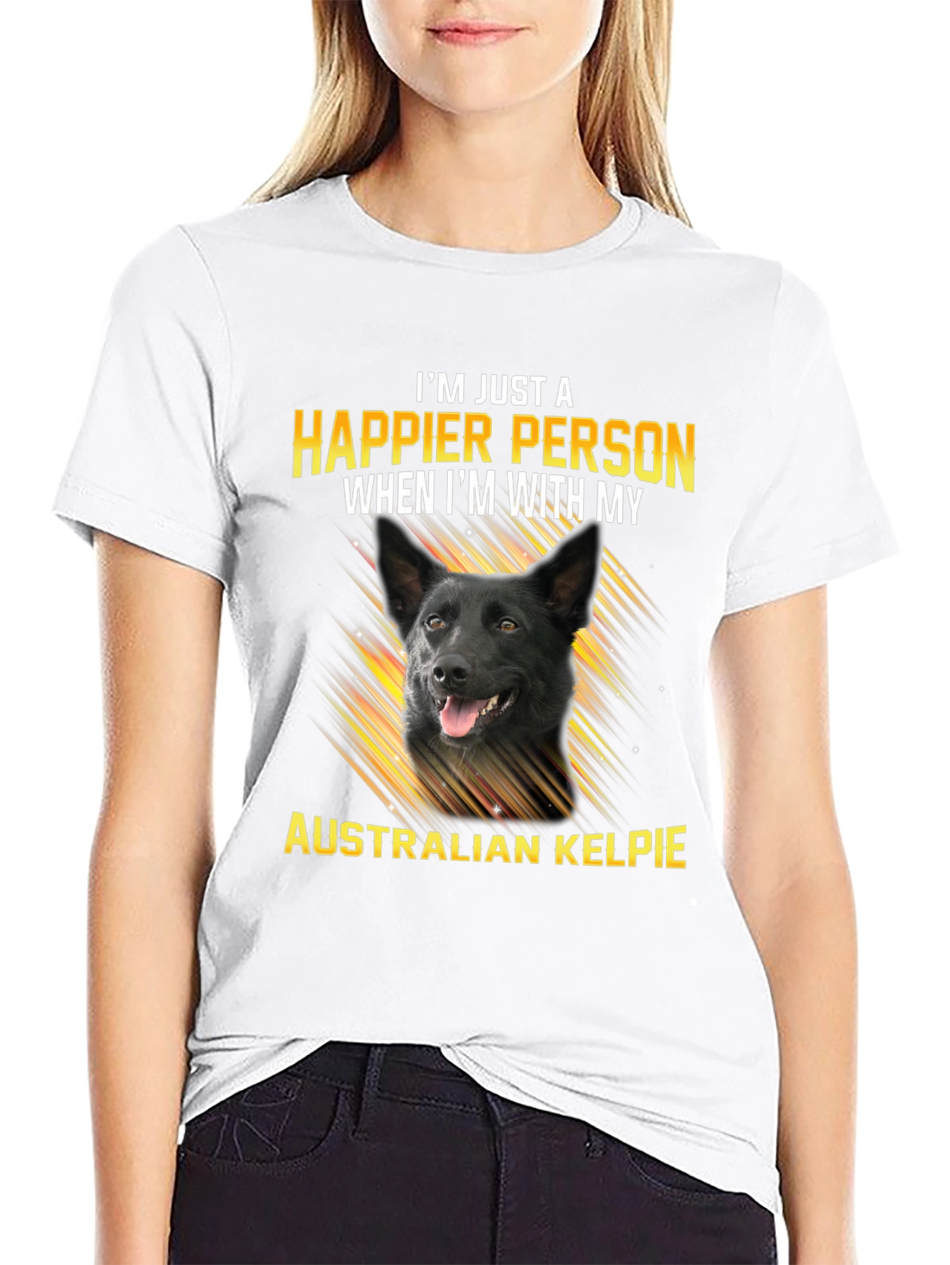 Happier Person Australian Kelpie T-Shirt