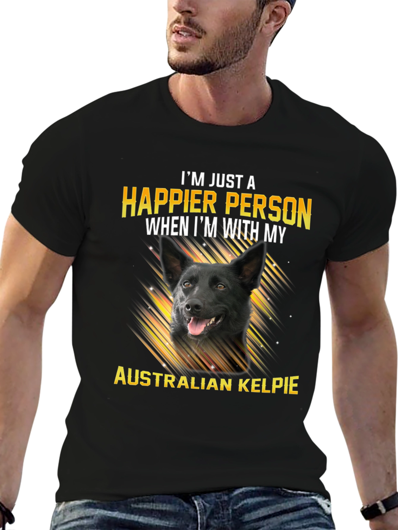 Happier Person Australian Kelpie T-Shirt