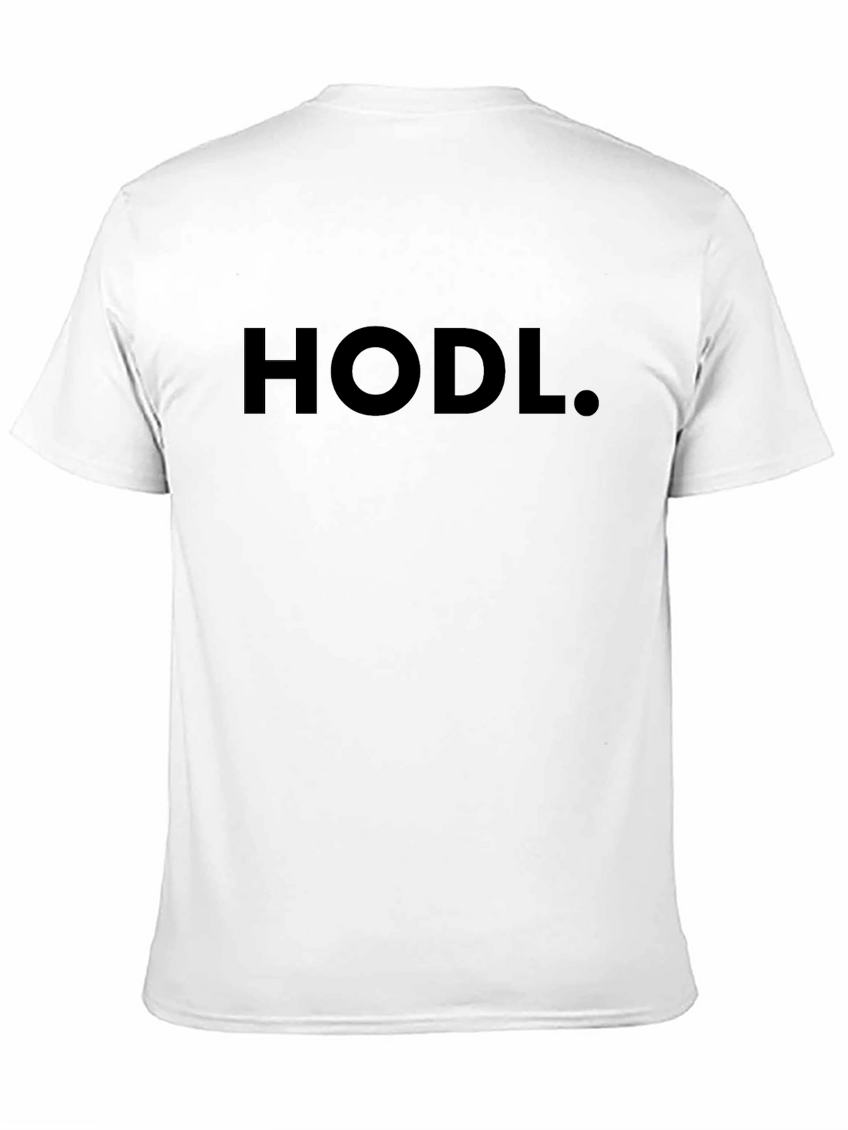 HODL Crypto T-Shirt - Black Minimalist Design