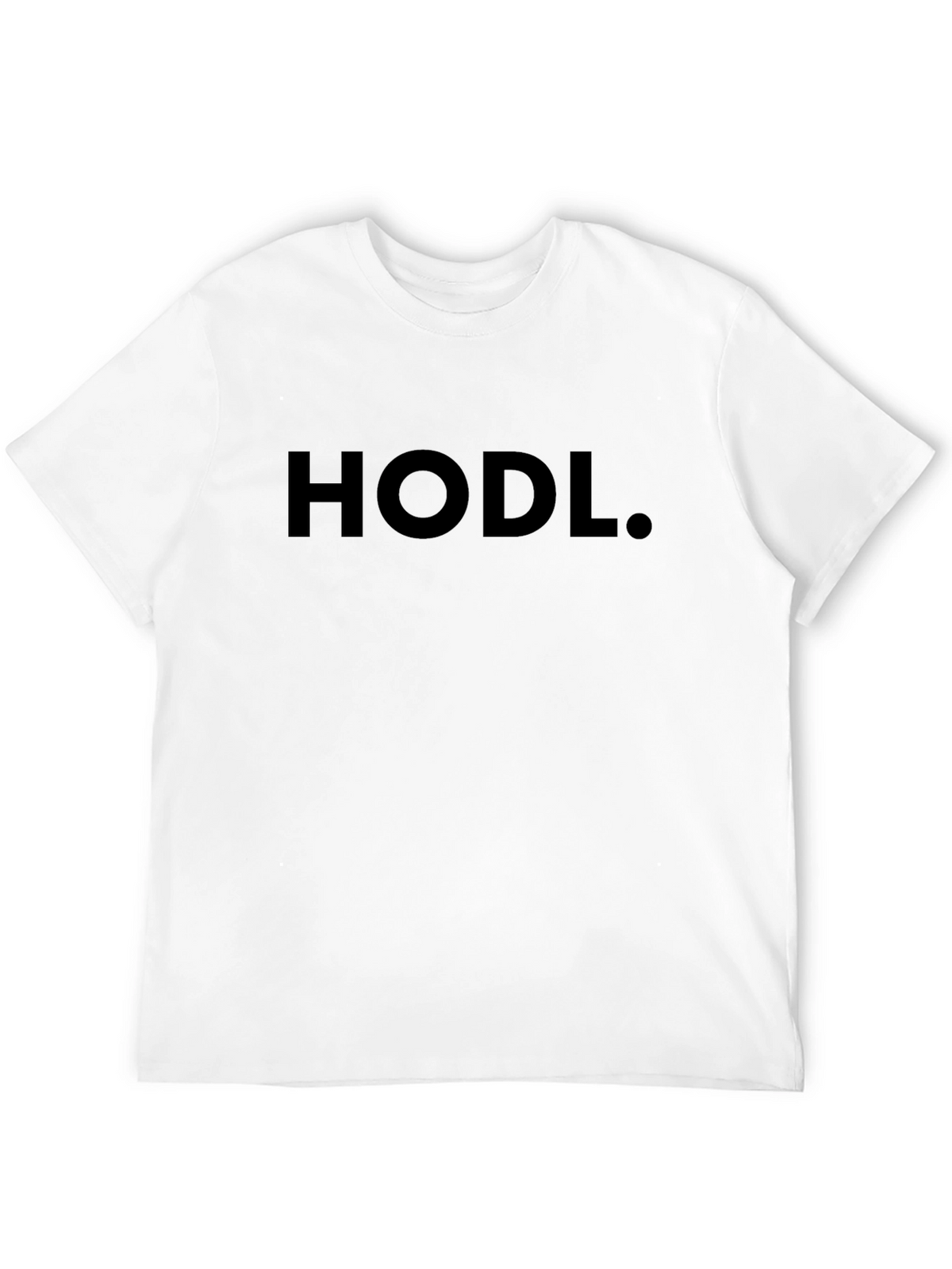 HODL Crypto T-Shirt - Black Minimalist Design