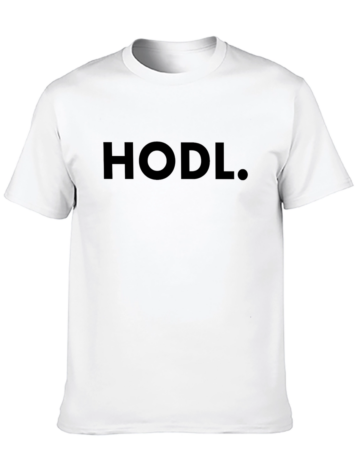HODL Crypto T-Shirt - Black Minimalist Design