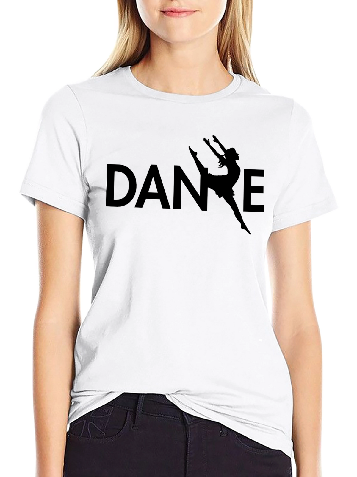 Dance Silhouette Black T-Shirt