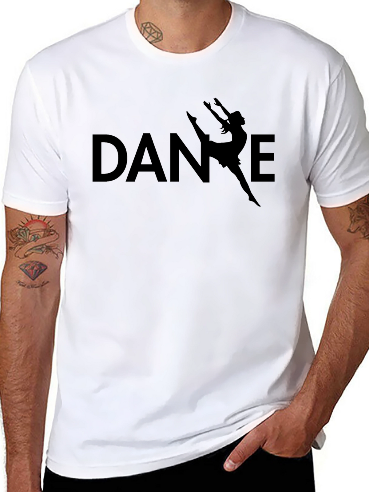 Dance Silhouette Black T-Shirt