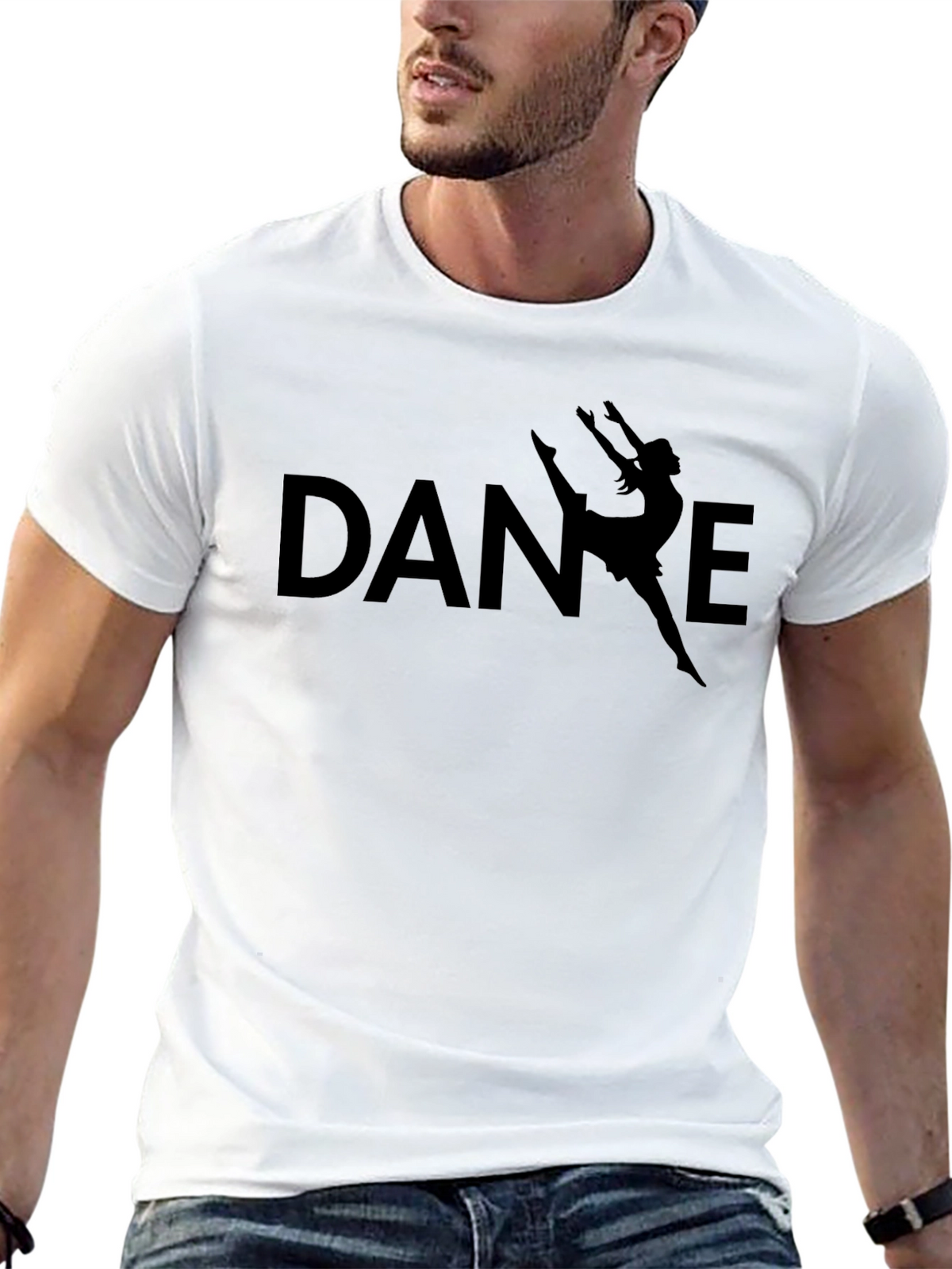 Dance Silhouette Black T-Shirt