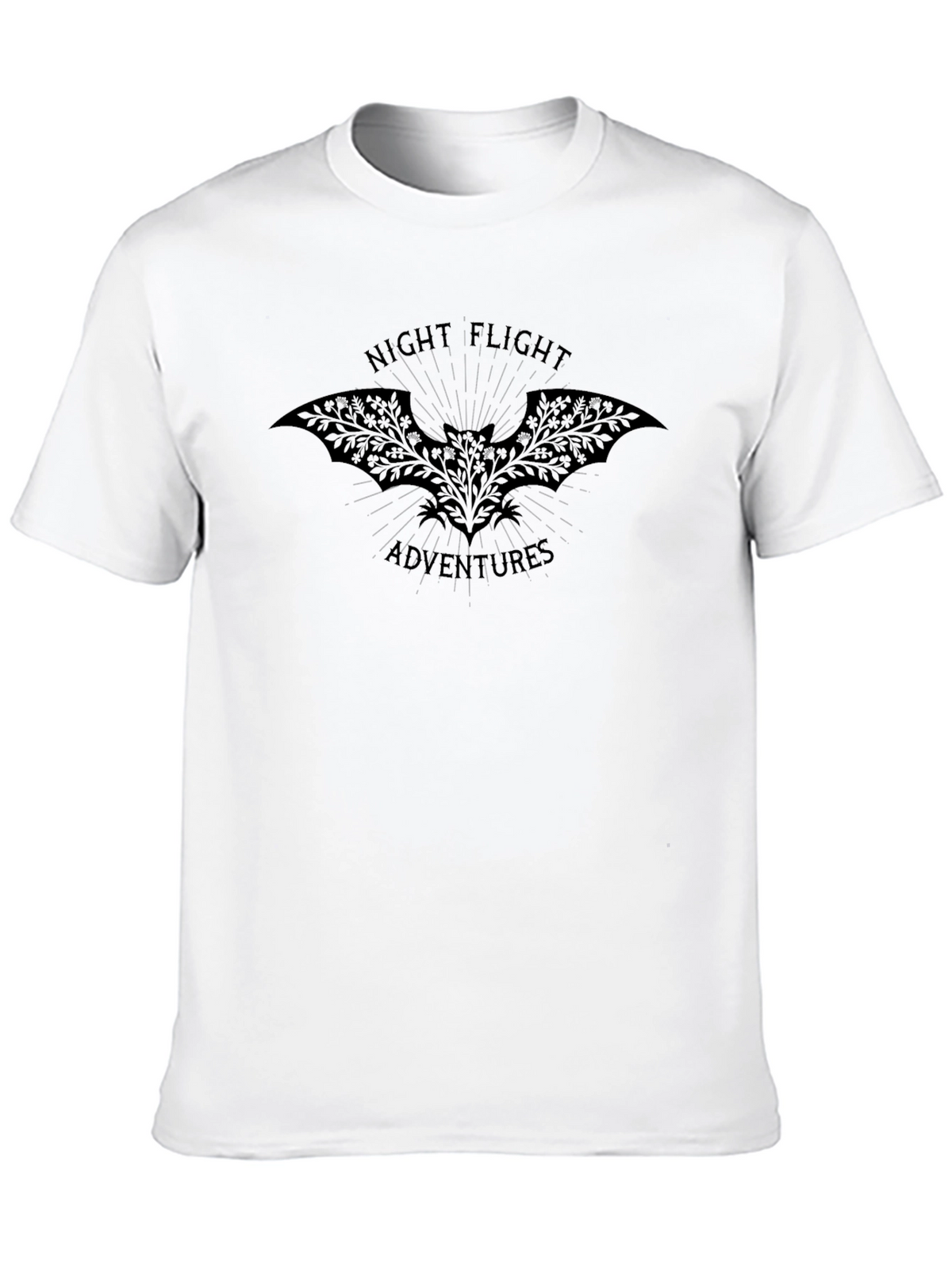 Night Flight Adventures Graphic Tee - Black