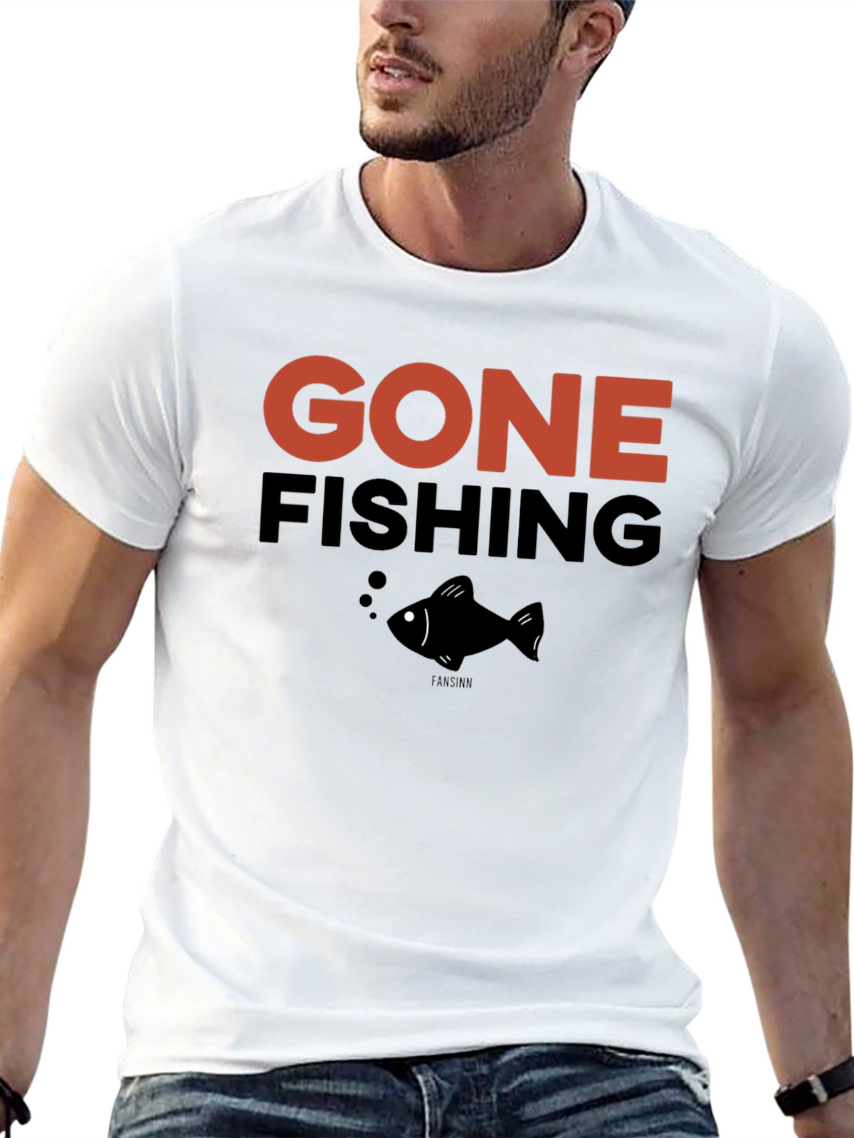 Gone Fishing T-Shirt | Anglers Humor Tee