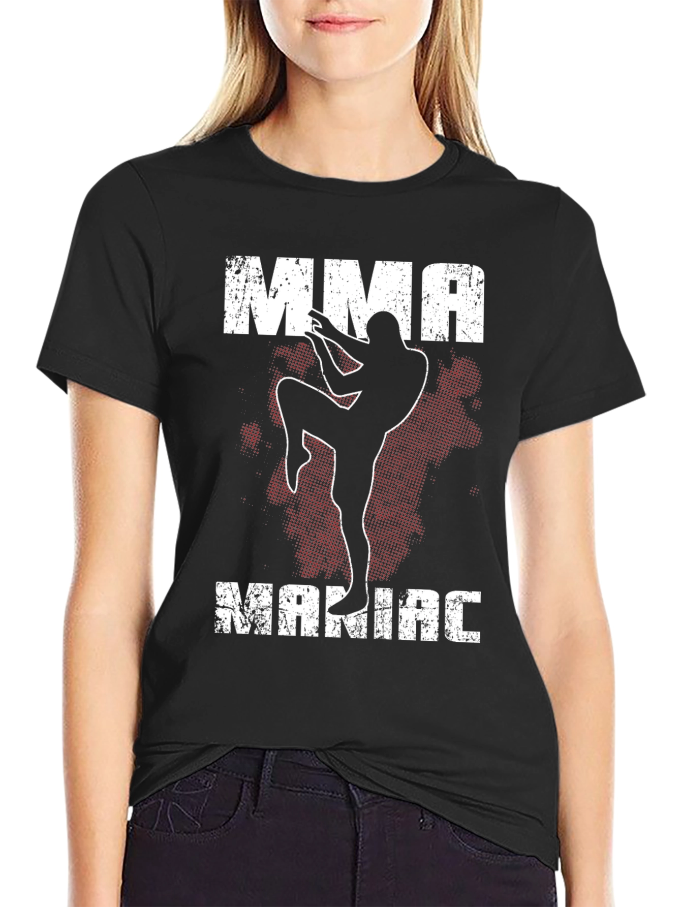 MMA Maniac Graphic T-Shirt - Black Martial Arts Tee