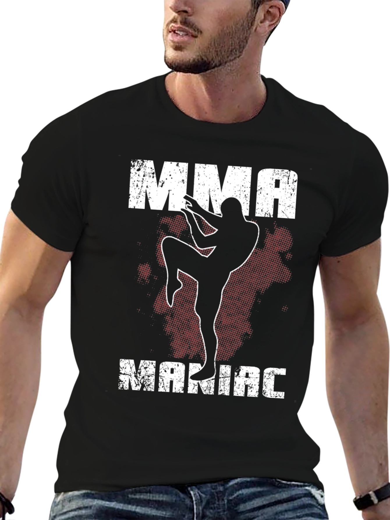 MMA Maniac Graphic T-Shirt - Black Martial Arts Tee