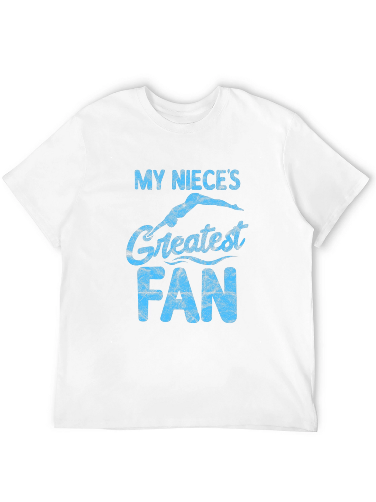 My Nieces Greatest Fan Black T-Shirt