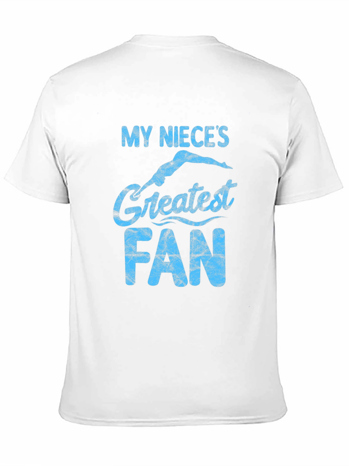 My Nieces Greatest Fan Black T-Shirt