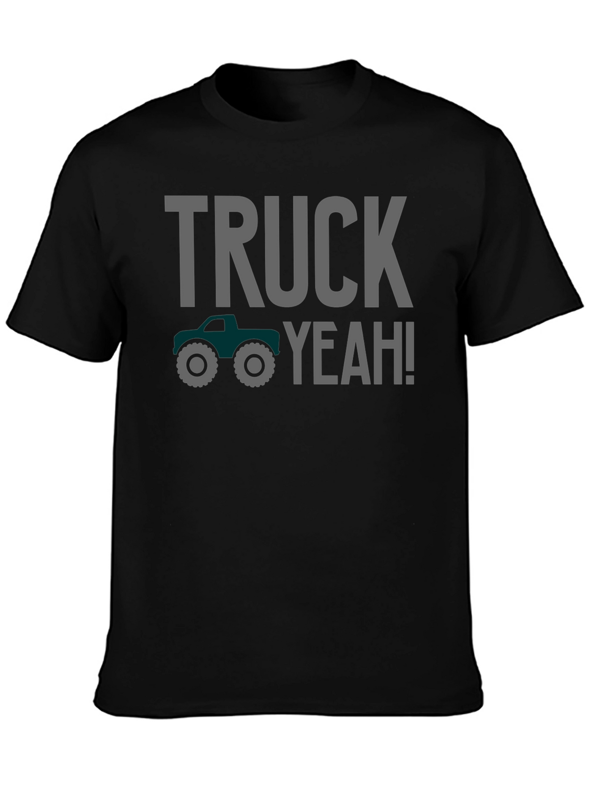 Truck Yeah! Graphic Tee - Black Cotton Shirt