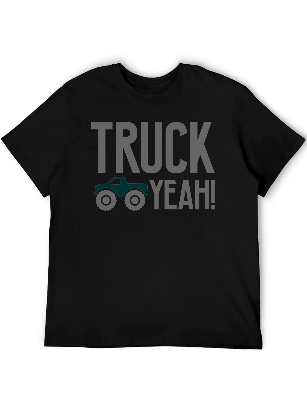 Truck Yeah! Graphic Tee - Black Cotton Shirt