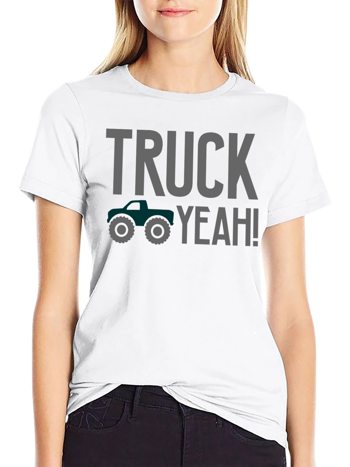 Truck Yeah! Graphic Tee - Black Cotton Shirt