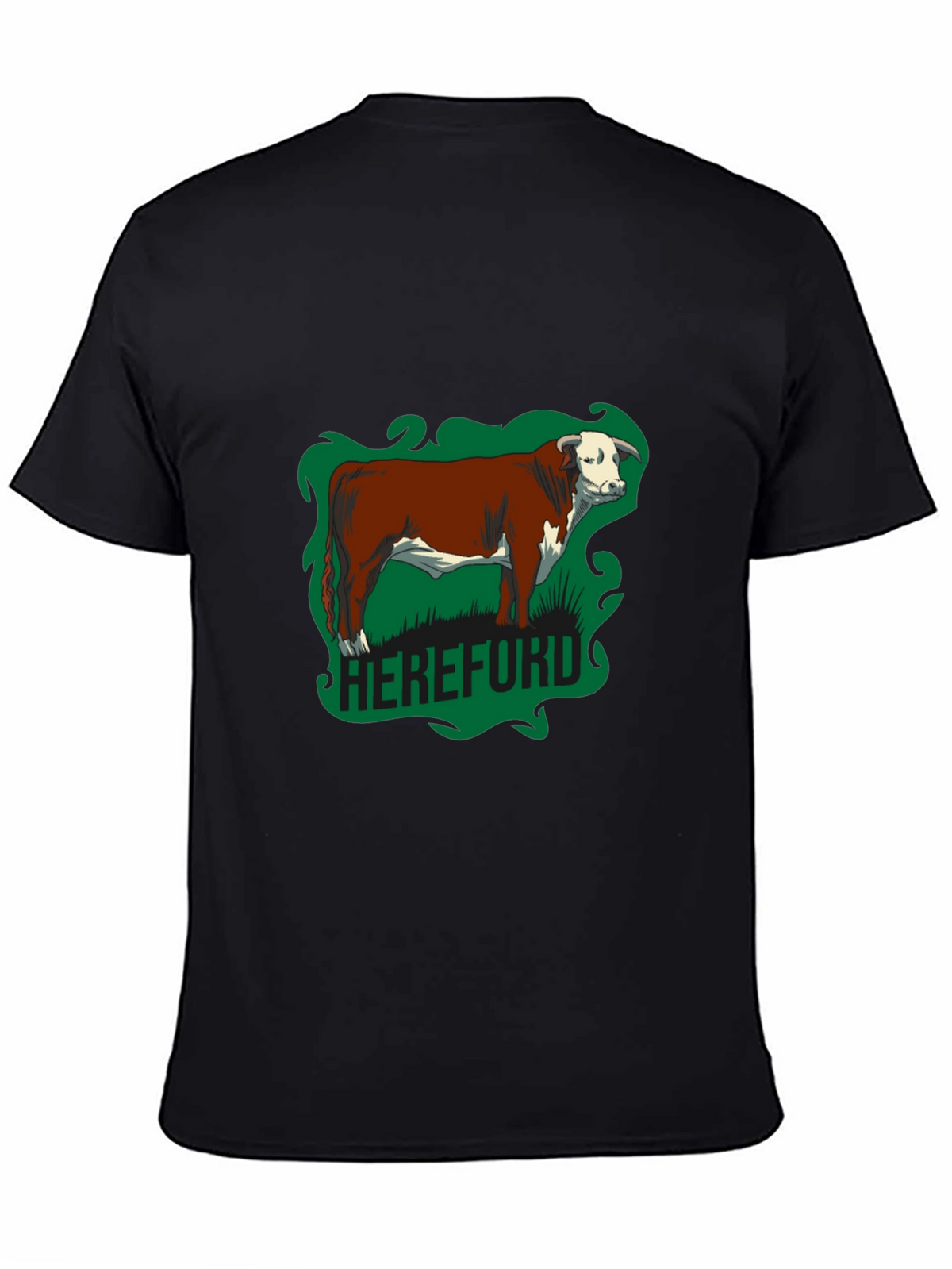 Hereford Bull Graphic Tee - Farm Animal T-Shirt