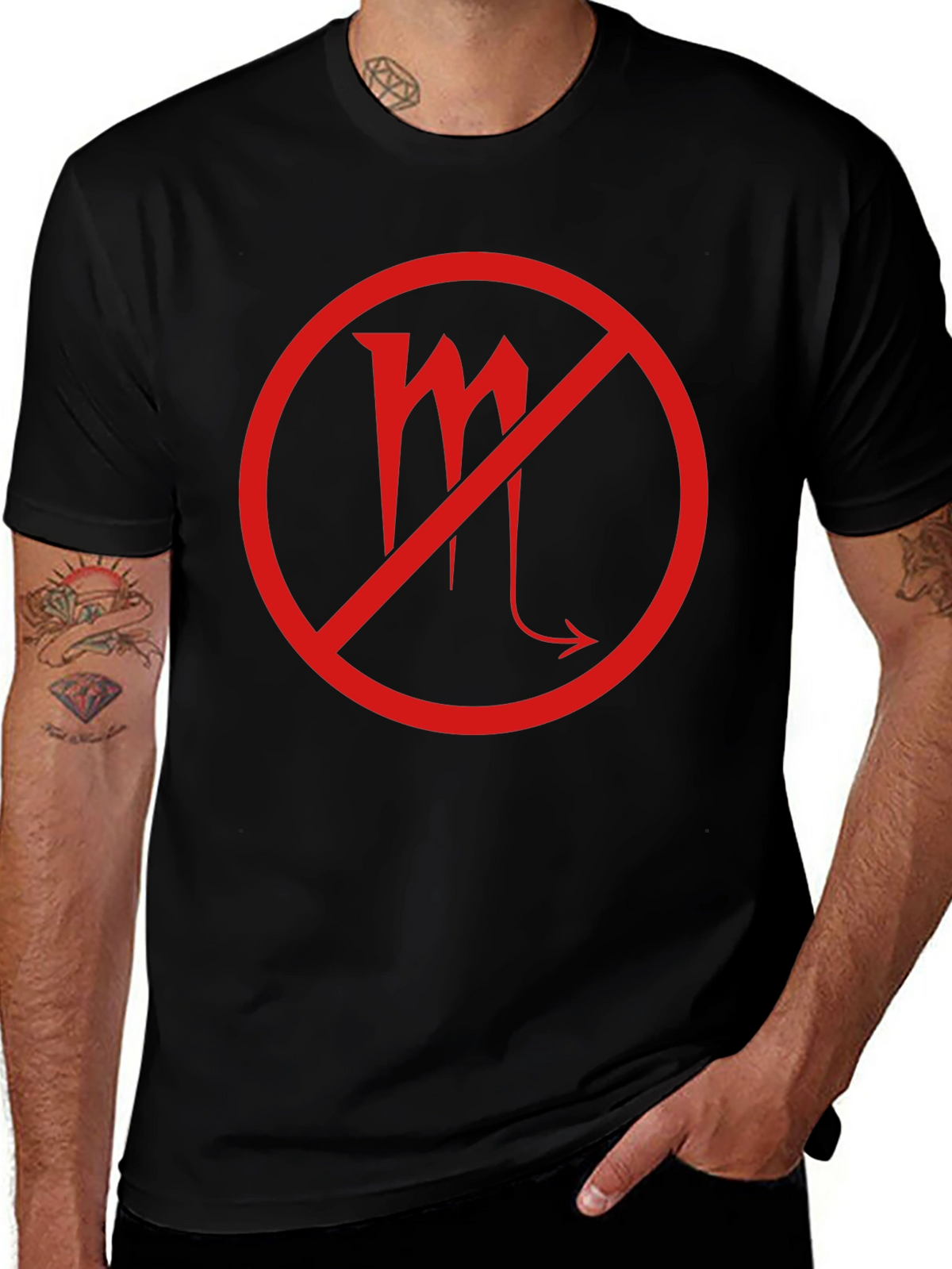 No Scorpio Zodiac Symbol T-Shirt